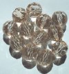 12 20mm Acrylic Faceted Champagne